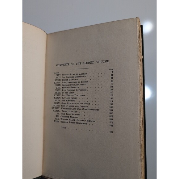 Reminiscences - Justin McCarthy (2 Vol. Set) - 1899 - Harper & Brothers - Picture 11 of 12